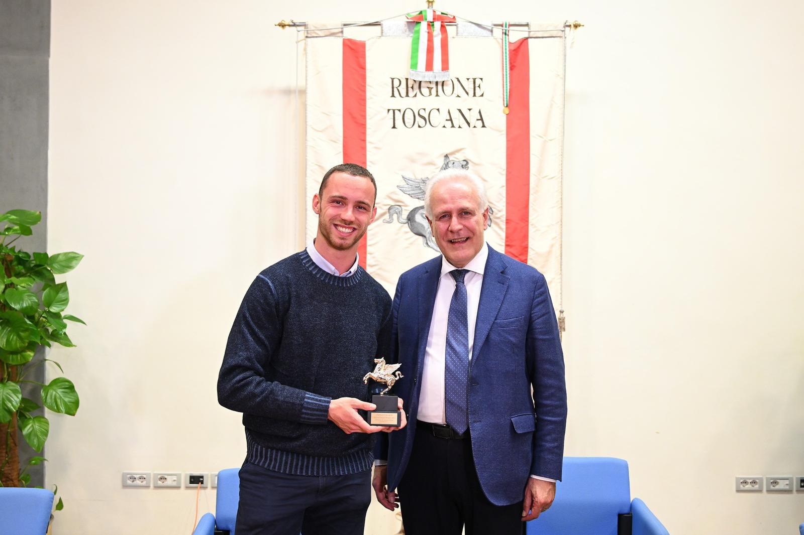 Pegaso a Ceccarelli, Giani: “Eccellenza toscana nella vita come nell...